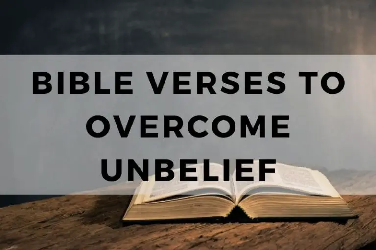 Bible Verses to Overcome Unbelief