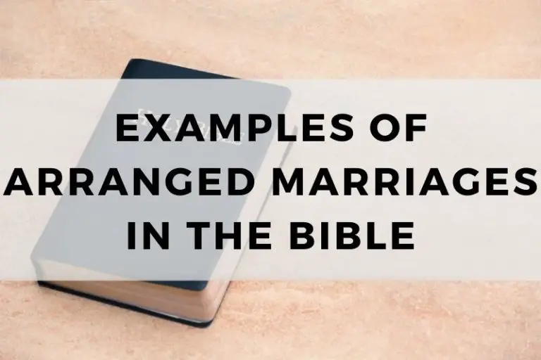 Examples of Arranged Marriages in the Bible