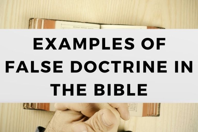 Examples of False Doctrine in the Bible