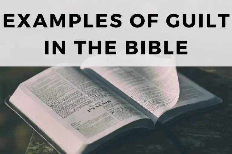 Examples of Guilt in the Bible