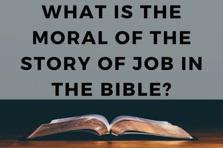 What Is the Moral of the Story of Job in the Bible