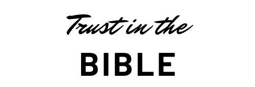 Trust in the Bible - Logo