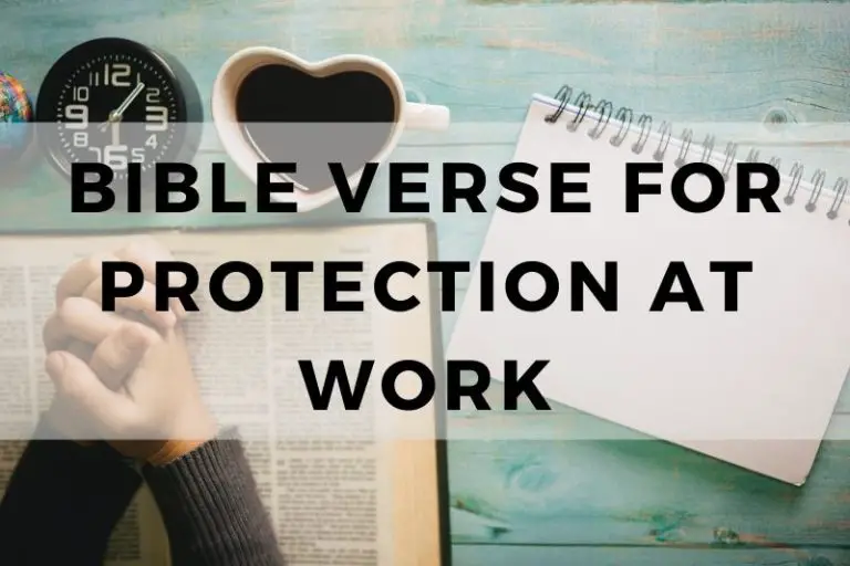 Bible Verse for Protection at Work