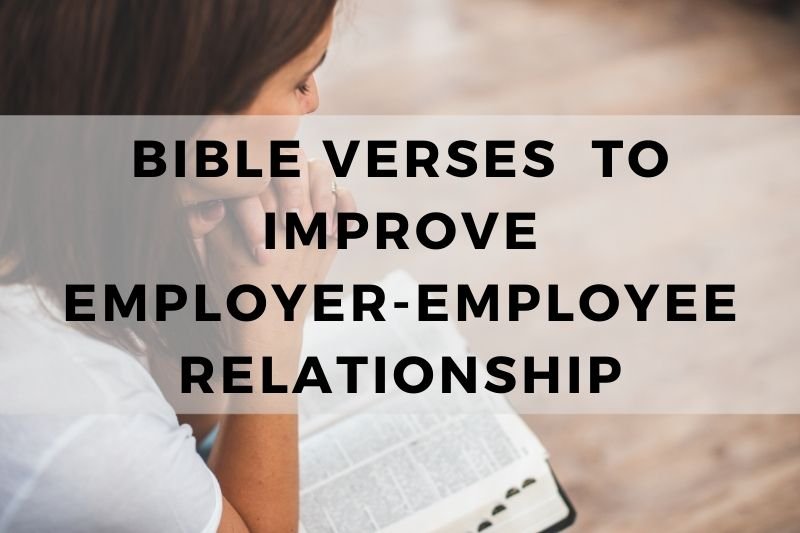 Bible Verses Employer Employee Relationship