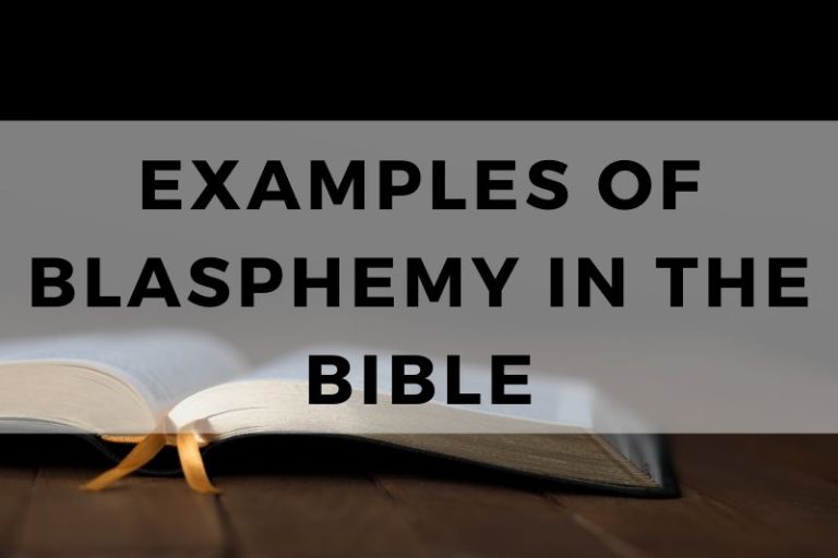 Examples of Blasphemy in the Bible