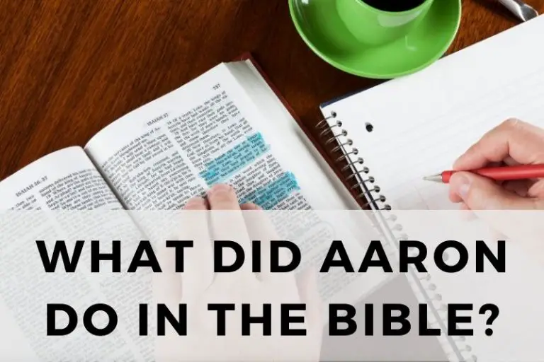 What Did Aaron Do in the Bible