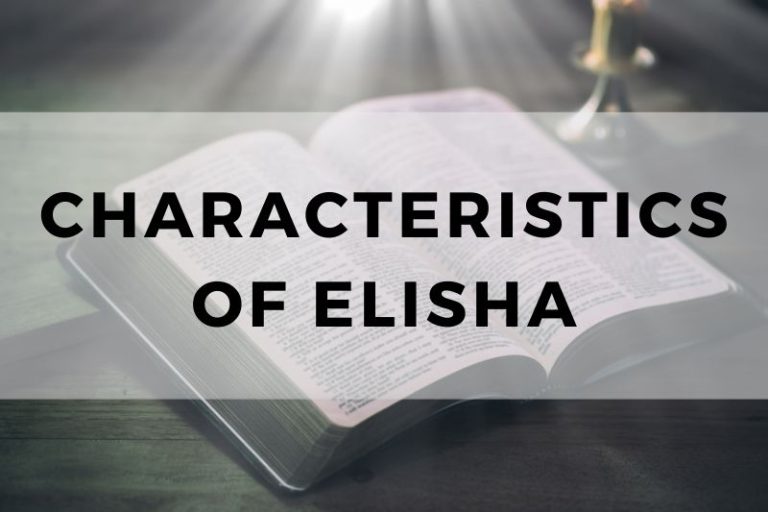 Characteristics of Elisha