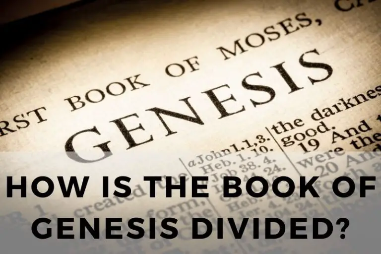 How Is the Book of Genesis Divided