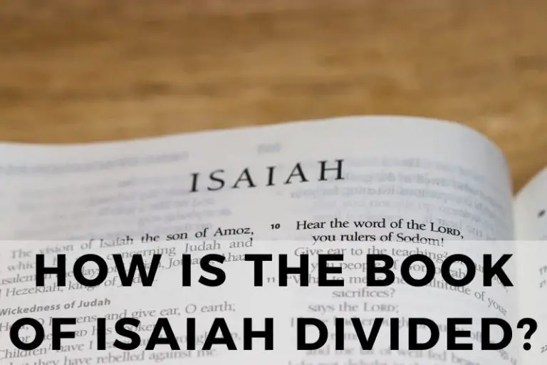 How Is the Book of Isaiah Divided