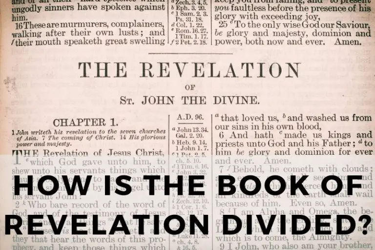 How Is the Book of Revelation Divided