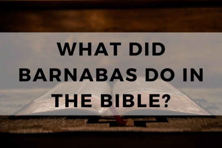 What Did Barnabas Do in the Bible