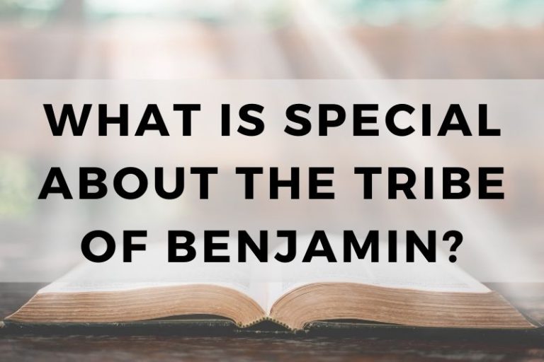 What Is Special About the Tribe of Benjamin