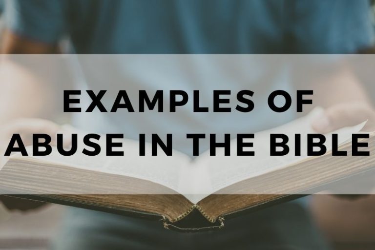 Examples of Abuse in the Bible