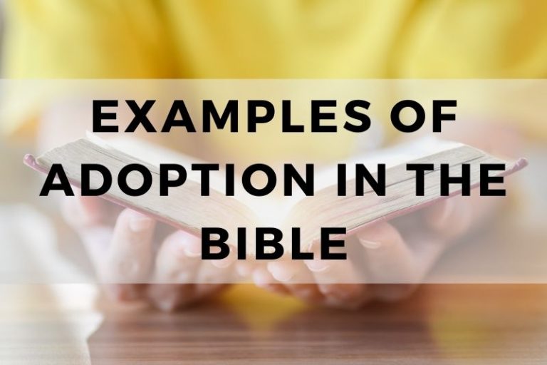 Examples of Adoption in the Bible