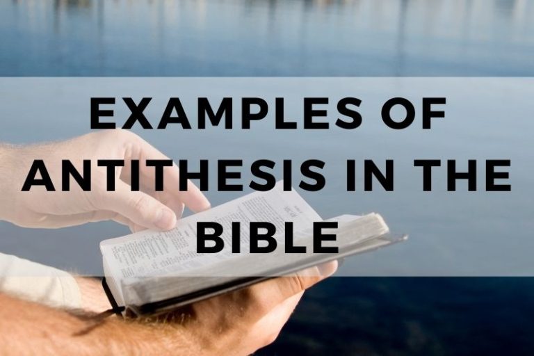 Examples of Antithesis in the Bible