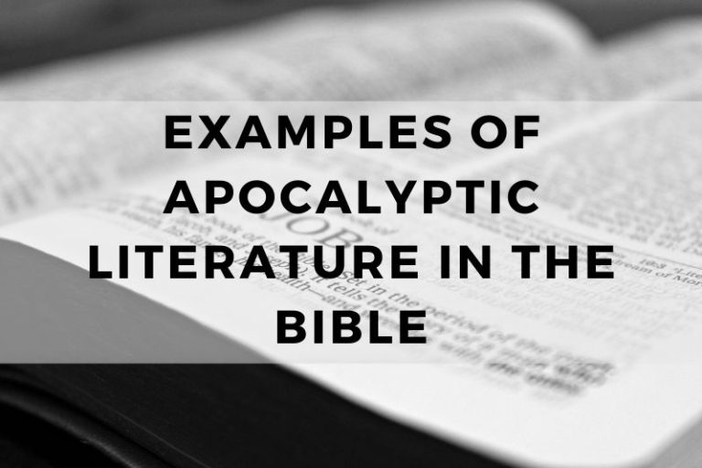 Examples of Apocalyptic Literature in the Bible