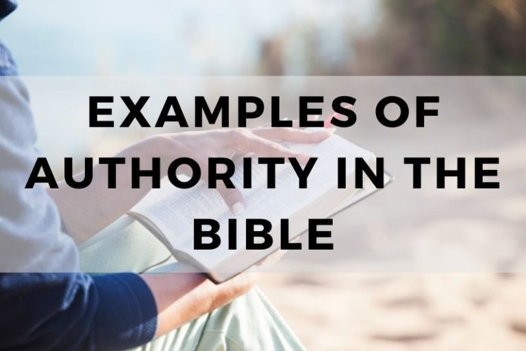 Examples of Authority in the Bible