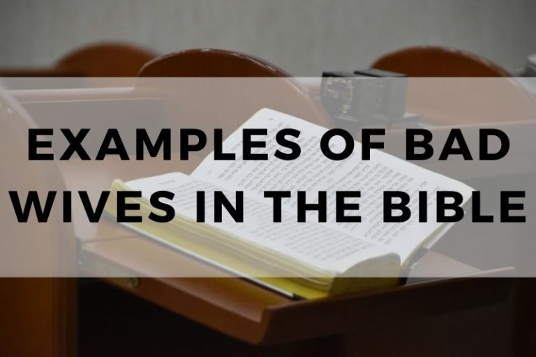 Examples of Bad Wives in the Bible