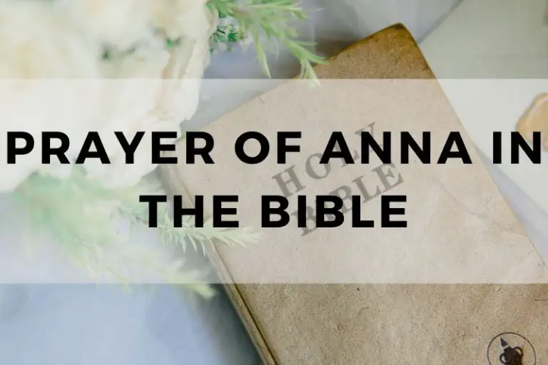 Prayer of Anna in the Bible