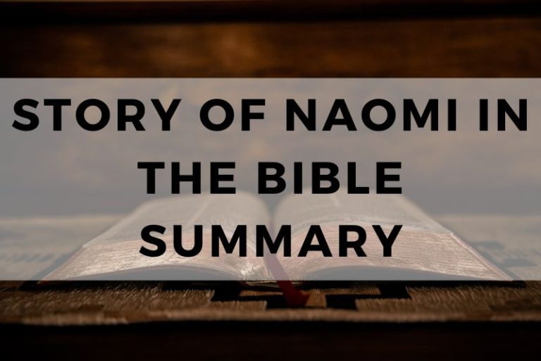 Story of Naomi in the Bible Summary