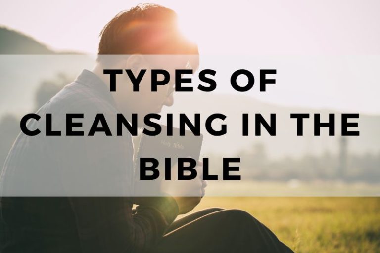 Types of Cleansing in the Bible