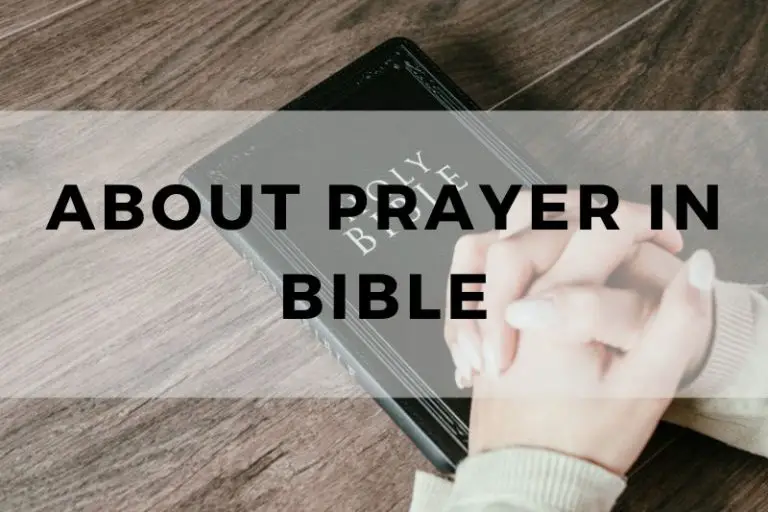 About Prayer in the Bible