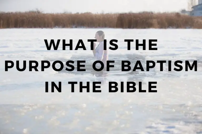 What Is the Purpose of Baptism in the Bible